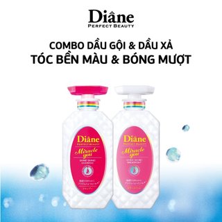 Cặp gội xả Giữ Màu Tóc Phục Hồi Sáng Bóng Tóc Nhuộm Tẩy Moist Diane Perfect Beauty Miracle you Shine Shine