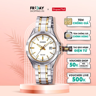 Đồng hồ casio nữ ltp-1308sg-7avdf dây kim loại chính hãng