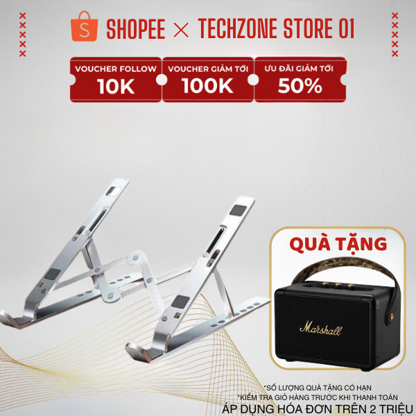Giá Đỡ Laptop, Kê Macbook Bằng NHÔM 2 CHỐT thời thượng dễ dàng gấp gọn - Kệ Đỡ máy vi tính - khuếch tán nhiệt lượng