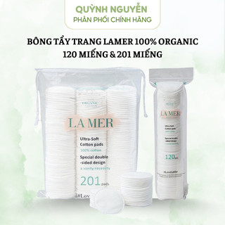 Bông tẩy trang Lamer 201 miếng và 120 miếng 100% bông cotton tự nhiên