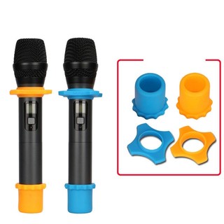 Chống lăn micro karaoke và chụp đuôi chống lăn cho micro cao su dẻo bảo vệ tay micro