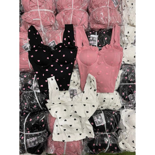 ÁO CROPTOP 2 DÂY PHỐI BÈO CÓ KÈM MÚT ĐỆM