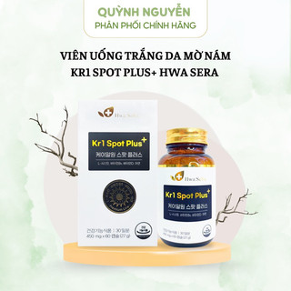 Viên uống trắng da mờ nám Kr1 Spot Plus+ Hwa Sera Hàn Quốc