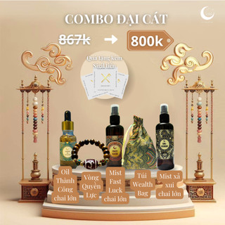 Combo spell khủng | đại cát thu hút may mắn tài lộc 5 món