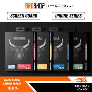 Broshop - dán cường lực iphone mipow kingbull - hàng chính hãng