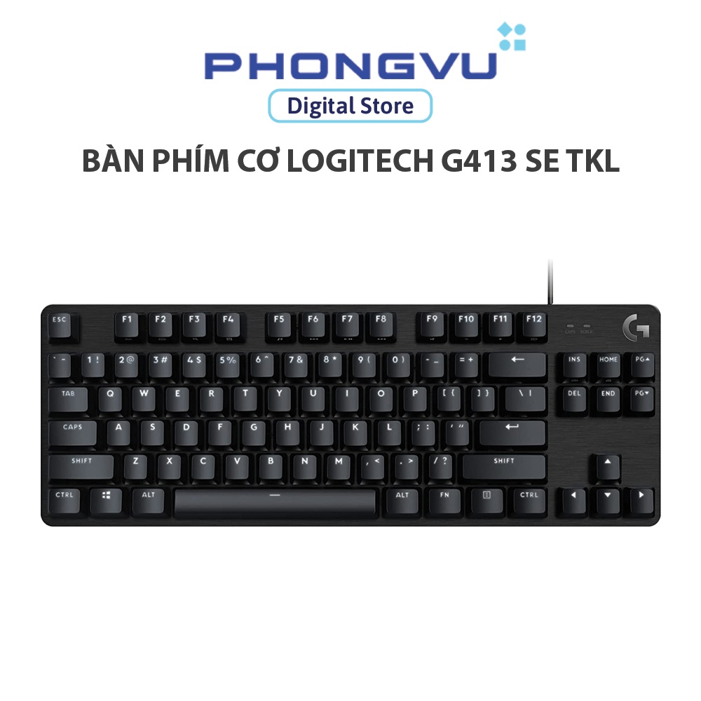 Bàn phím cơ Logitech G413 SE TKL (Tactile Switch) (920-010448) - Bảo hành 24 tháng
