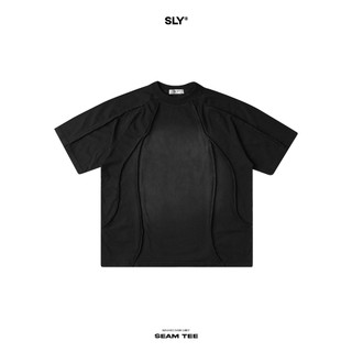 Áo thun washed SLY SEAM form raglan tee may rã rập