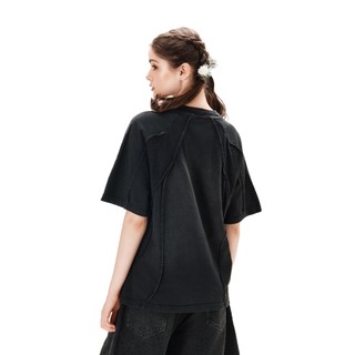 Áo thun washed SLY SEAM form raglan tee may rã rập