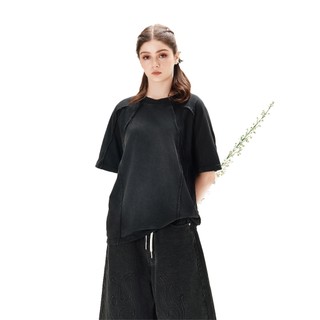 Áo thun washed SLY SEAM form raglan tee may rã rập