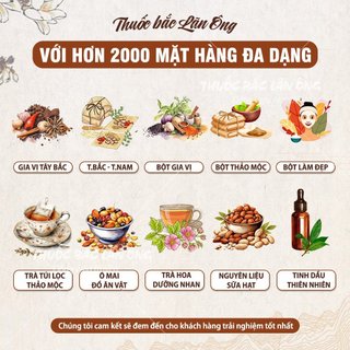 Quả dành dành 100g, chi tử khô tạo màu, mùi tự nhiên cho các món ăn