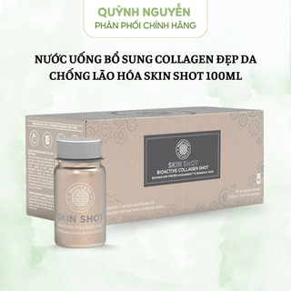 Nước uống Collagen trắng da mờ thâm nám Skinshot Beauty & Go