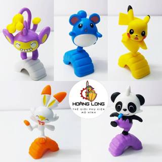 Mô hình Pokemon, Diorama Pokemon ngồi trên bánh xe, quà tặng sinh nhật, mô hình sưu tập (phụ kiện Hoàng Long)