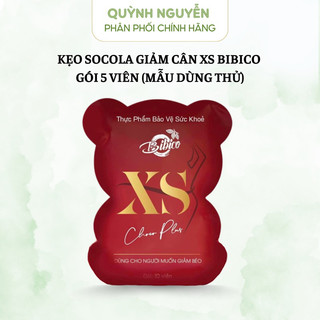 Kẹo socola giảm cân XS Bibico hộp 5 viên (mẫu dùng thử)