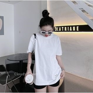 Áo Thun Cloudy Trơn basic cotton co giãn 4 chiều