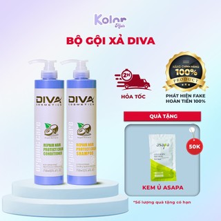  Bộ dầu gội xả giúp giữ màu tóc, phục hồi, mềm mượt DIVASEA Protect Color 500ml/750ml