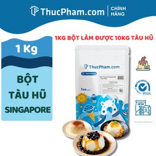 1KG Bột Tàu Hũ ThucPham.Com Làm Thành 12KG Soya Pudding Singapore / Tào Phớ Vị Truyền Thống, Lá Nếp, Đường Đen