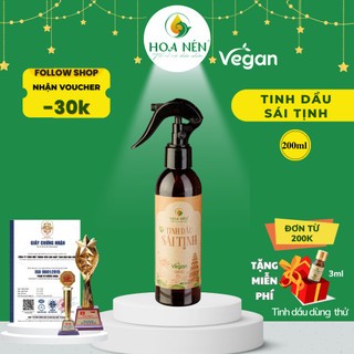 Tinh dầu xịt Sái Tịnh 100ml - Hoa Nén - Vegan - Làm sạch không gian thờ tự, kh.ử uế, kh.ử mùi