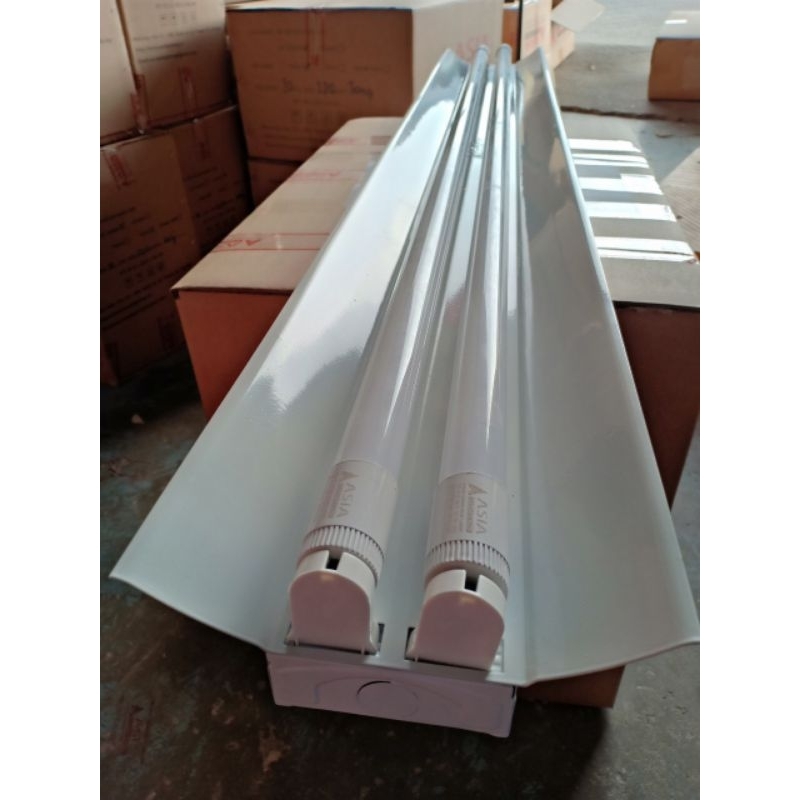 Máng LED đôi liền chao 1,2m Asia ( Không bóng )