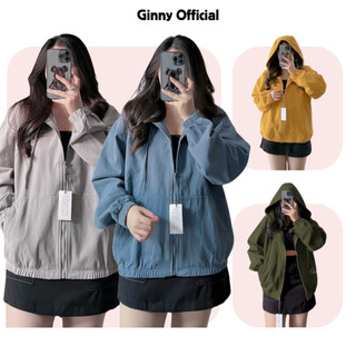 Áo Khoác Kaki Nón Basic GINNY