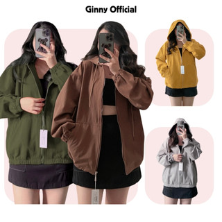 Áo Khoác Kaki Nón Basic GINNY