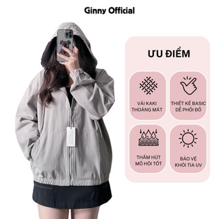 Áo Khoác Kaki Nón Basic GINNY