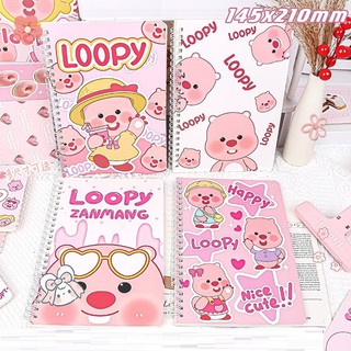 Sô Vở A5 B5 120 trang gáy xoắn Loopy BAG U SOGX