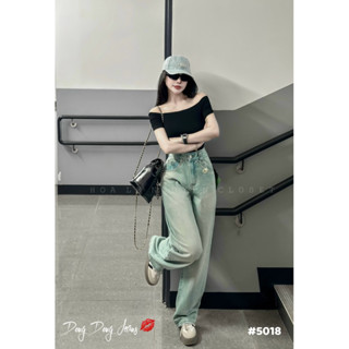 Quần jeans dáng xuông hàng QC cao cấp (#5018-#5010)