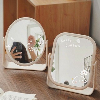 Gương trang điểm để bàn Lúa Mạch xoay 360 độ