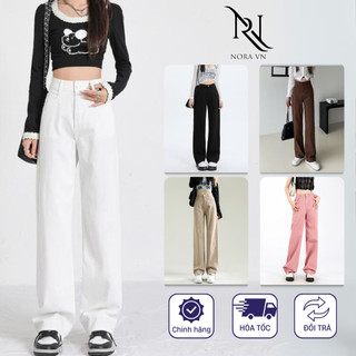 Quần kaki ống rộng suông nữ cạp cao Avocado phong cách trẻ trung năng động đủ size S-M-L-XL