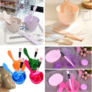 [FREESHIP] BỘ CHÉN TRỘN ĐẮP MẶT NẠ 4 MÓN - 9 MÓN BẰNG SILICONE SPA CAO CẤP