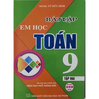 Sách - (Combo 2 Tập ) Bài tập em học toán 9