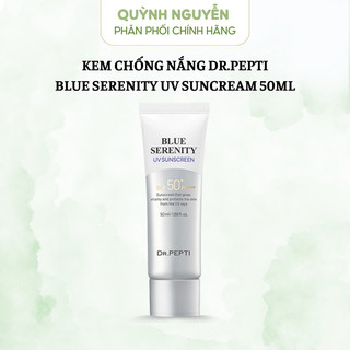 Kem chống nắng phổ rộng chống ánh sáng xanh Dr.Pepti Blue Serenity UV Sunscreen