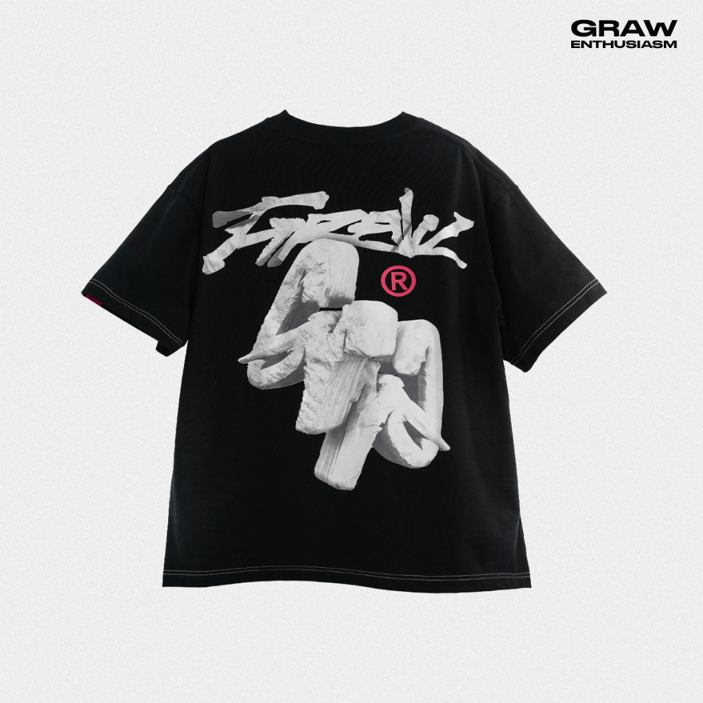 Áo Thun Big Logo Graw The Basic SS22/ Black