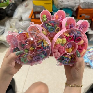 Set dây, kẹp tóc bé gái dễ thương
