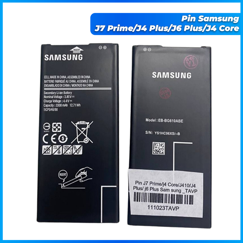 Pin samsung j7 prime, j4 plus, j6 plus, j4 core