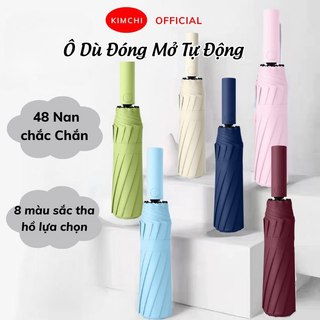 Ô Dù Gấp Gọn Kimchi Tự Động Đóng Mở Vải Dù Chống Thấm Nước 48 Nan Chắc Chắn