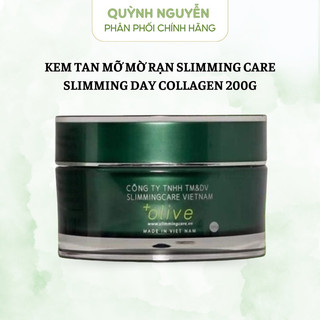 Kem tan mỡ mờ rạn Slimming Care Slimming Day Collagen 200g hỗ trợ tái tạo da làm mờ nếp nhăn giảm thâm