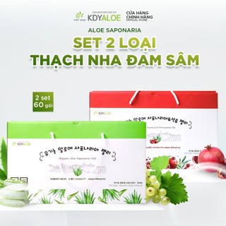 Combo set thạch nha đam sâm siêu hời kdy aloe