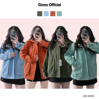 Áo Khoác Chống Nắng Nữ Leo | Chất Kaki Wash Mềm | Form Freesize Thoải Mái | Có Nón Rộng | Ginny Offical