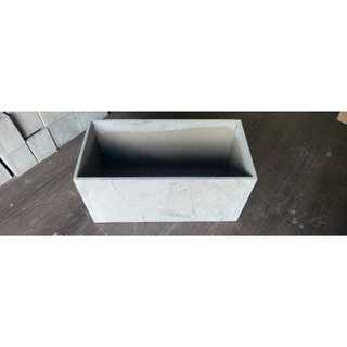 Chậu trồng cây treo tường hình chữ nhật 30x15cm đá tự nhiên R3015, chậu treo ban công trồng cây
