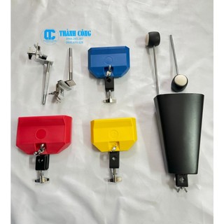 Chuông mỏ Đài Loan chơi trống jazz,chuông sắt dài 20cm