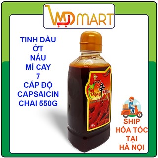 Tinh dầu ớt Capsaicin 550g Nấu mì cay 7 cấp độ