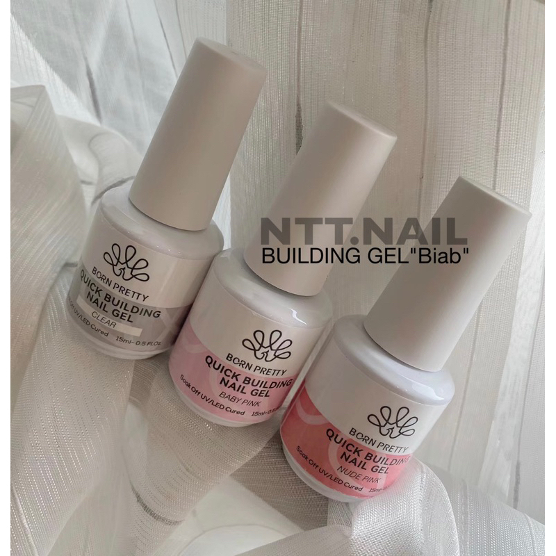 Gel đắp cứng móng dạng chai"building gel-BIAB" không cần mài yêu cầu KT đắp gel tốt