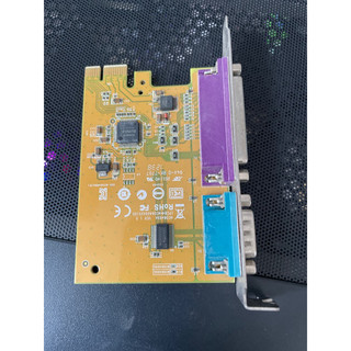 Card pci express to 1 port rs232 & parallel lpt expansion