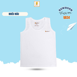 Áo ba lỗ cho bé babiboo áo ba lỗ cotton mùa hè co dãn 2 chiều, thấm hút mồ hôi bb34