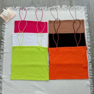 Áo 2 dây bigsize, áo dây bún nữ size lớn chất thun borip co dãn tôn dáng mã db