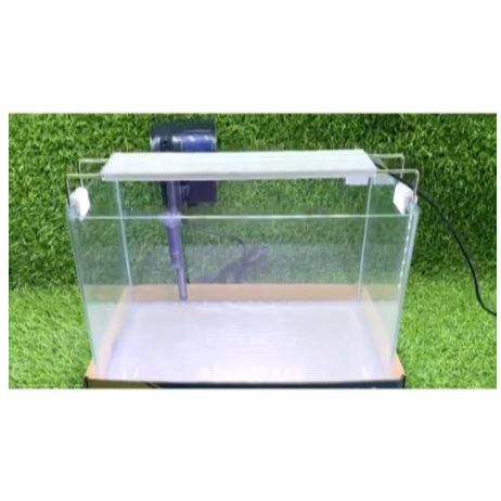 Bể kính đúc nhập khẩu bo cong cạnh mài vi tính kích thước 60*30*36cm | hồ đúc | bể kính nuôi cá