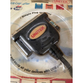 Cáp chuyển từ usb ra paralell dp25/f unitek y-121