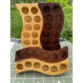 Khay gỗ tự nhiên cho set ly rượu , được làm thủ công tinh sảo