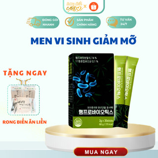 Men Vi Sinh Hỗ Trợ Giảm Cân Cao Cấp Hàn Quốc, Giúp Đào Thải Mỡ Thừa, Thanh Lọc Đường Huyết Hương Chất Care